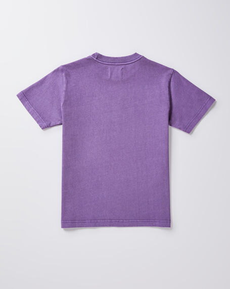 Teen Boys OG Vintage Short Sleeve T-Shirt in Ultraviolet