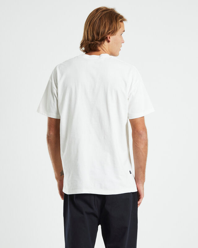 Pound For Pound 50/50 Short Sleeve T-Shirt Washed White, hi-res image number null