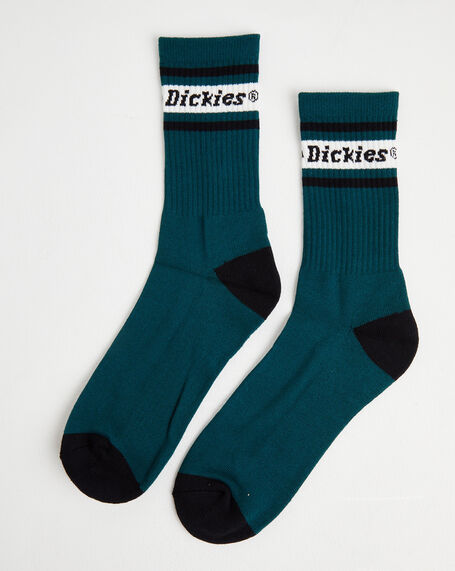 Madison Heights 3 Pack Socks in Black/Natural/Green