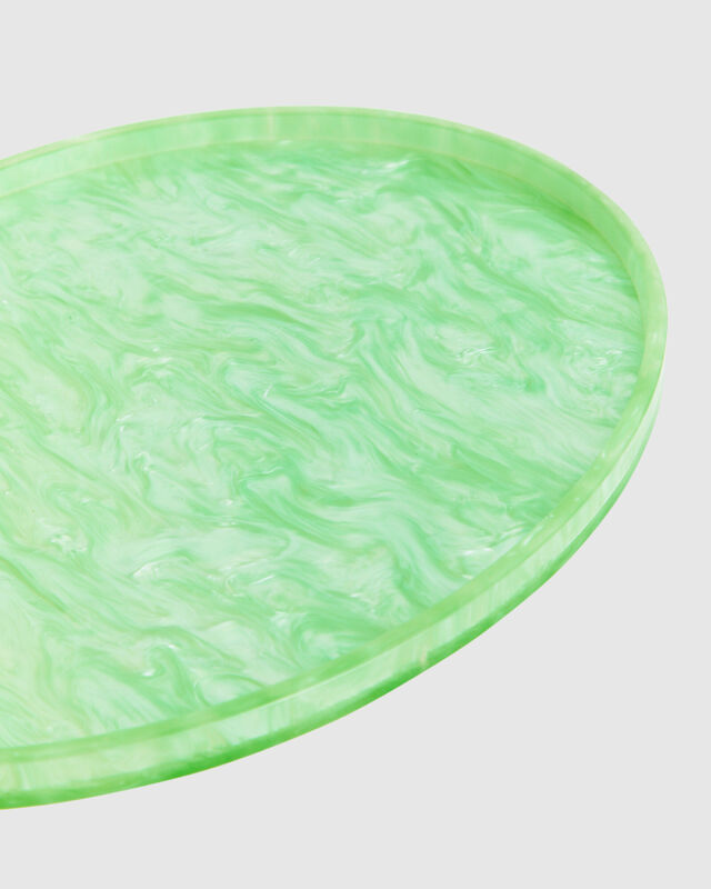 Oval Small Tray Green, hi-res image number null