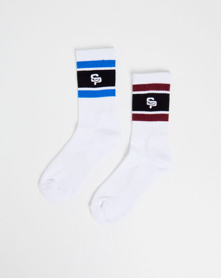 Bold Stripe Socks 2 Pack