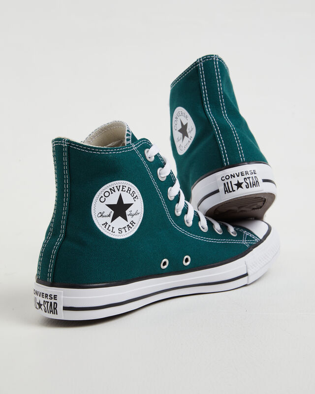 Chuck Taylor All Star Hi Tops in Dragon Scale Green, hi-res image number null