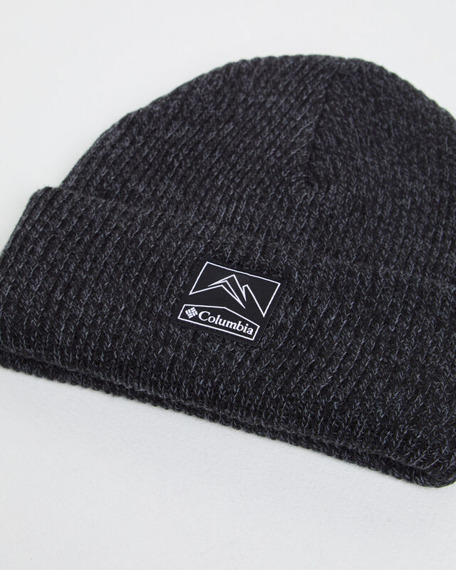 Whirlibird Cuffed Beanie Black Graphite Marled, hi-res image number null