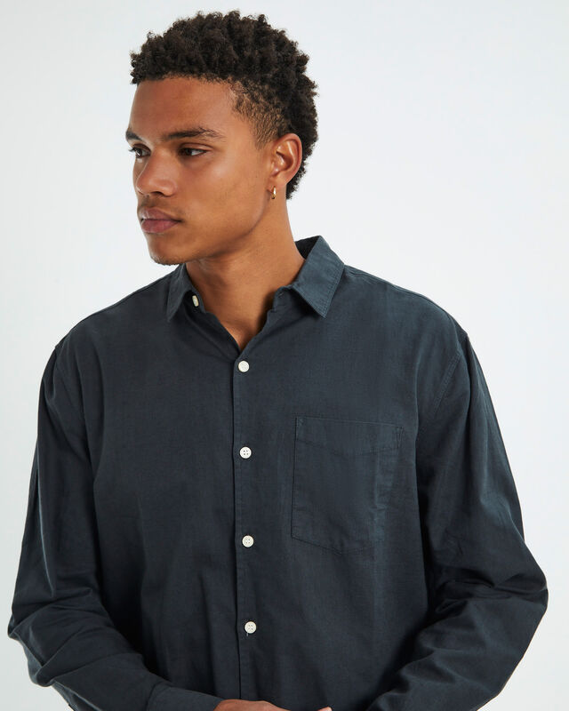 Grover Long Sleeve Shirt Black, hi-res image number null