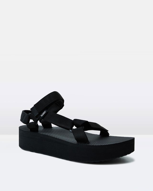 W Flatform Universal Sandals Black, hi-res image number null