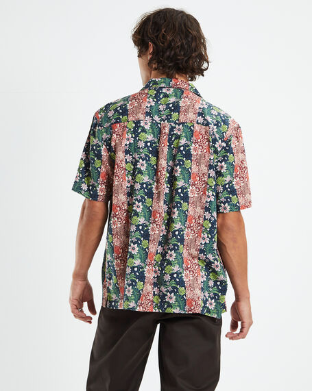 Aloha Short Sleeve Resort Shirt Island Fauna Multi