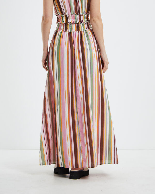 Addy Maxi Skirt Multi Stripe, hi-res image number null