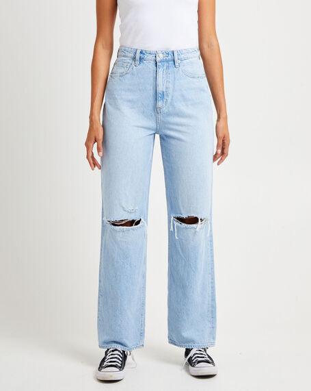 High Baggy Jeans Existential Blue