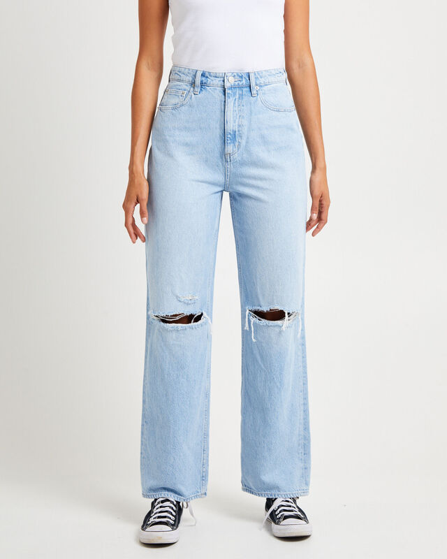 High Baggy Jeans Existential Blue, hi-res image number null