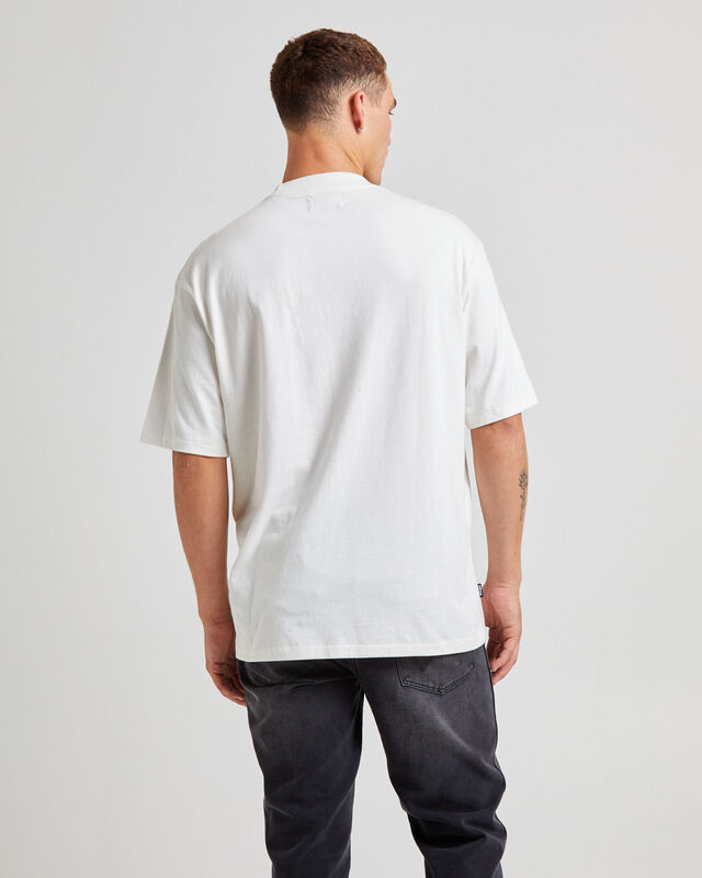 Snake Slacker Short Sleeve T-Shirt Vintage White, hi-res image number null