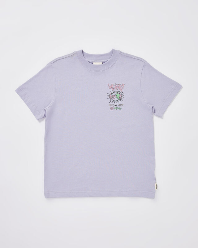 Teen Boys 51 Short Sleeve T-Shirt in Lavender, hi-res image number null