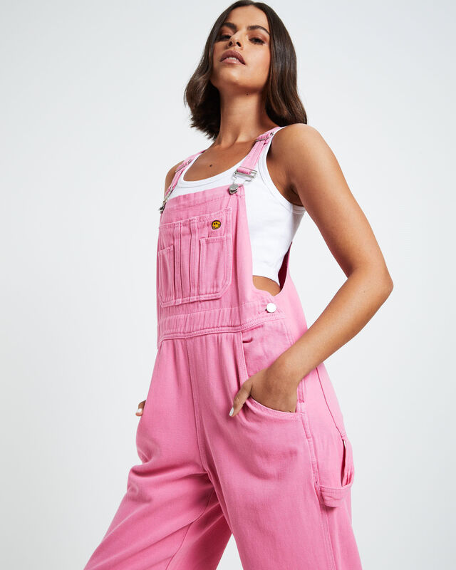 Heavenly People Overalls Candy Pink, hi-res image number null