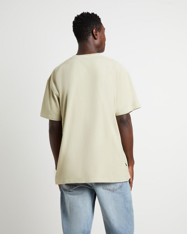 Contrast Devo Short Sleeve T-Shirt in Moss Grey, hi-res image number null