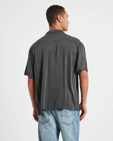 Sandon Short Sleeve Shirt Pewter Grey