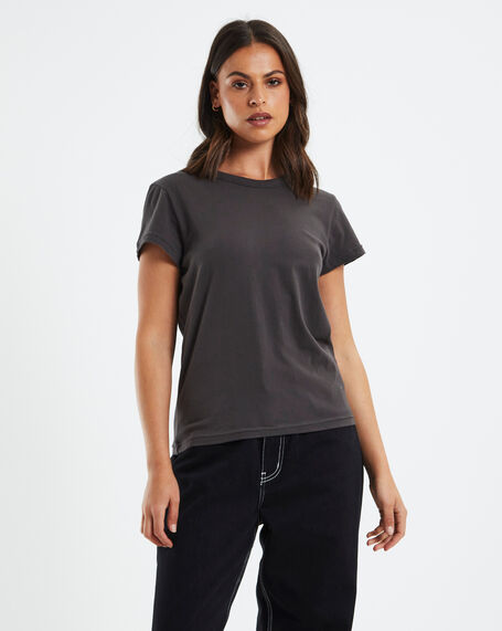 Slim Line T-Shirt Washed Black