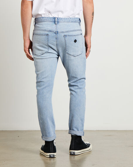 A Dropped Slim Denim Jeans in Rossi Blue