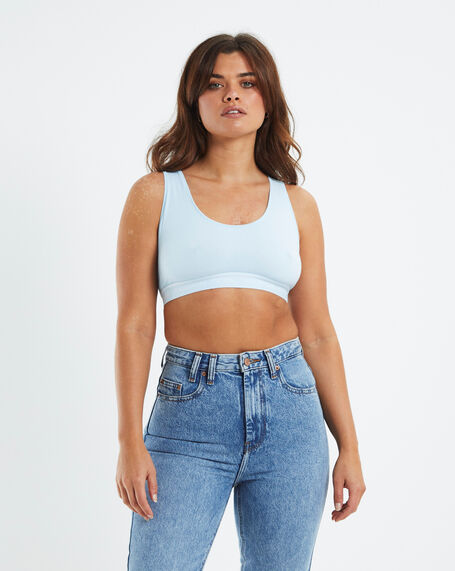 CK One Recycled Unlined Bralette Blue