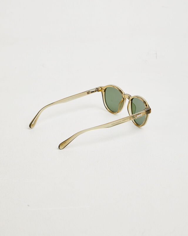 Mel Polished Sunglasses in Ochre Dark Green, hi-res image number null