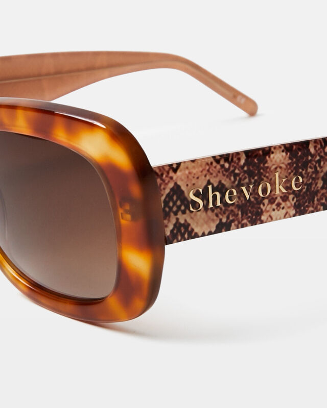 Devon Snake Sunglasses Tort Brown, hi-res image number null