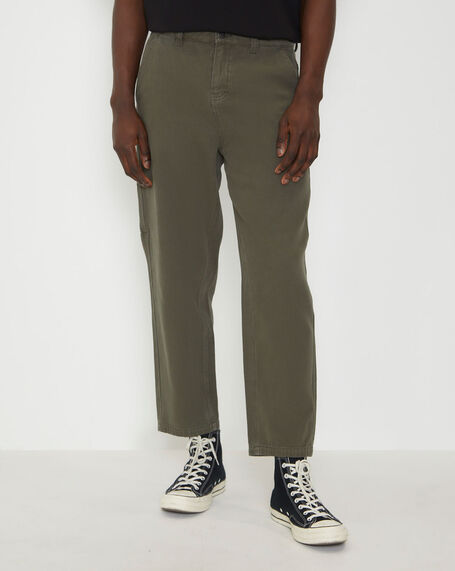 Carpenter Pants in Faded Military Green