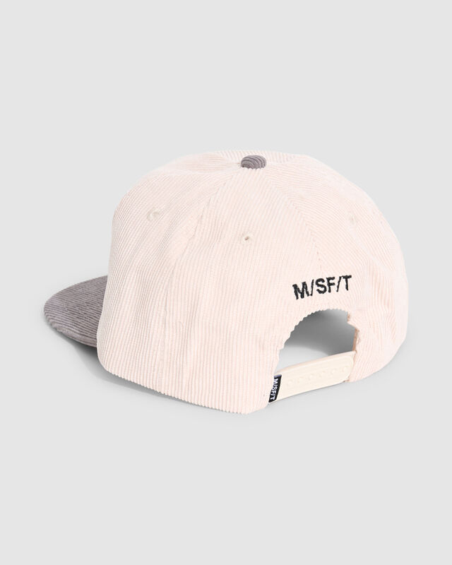 Moodtanks Snapback Cap in Thrift White, hi-res image number null