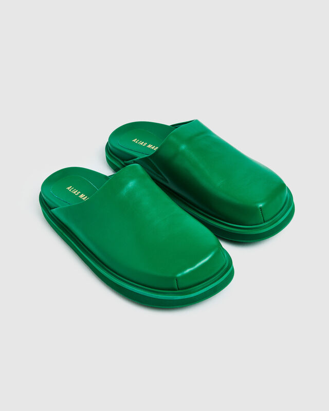 Neko Slides Highlighter Green Leather, hi-res image number null