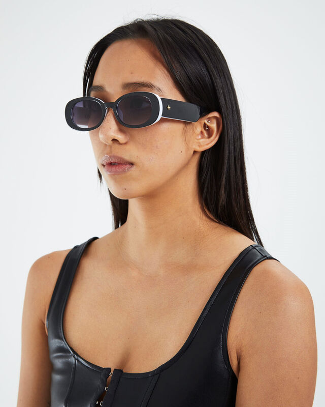 Jones Sunglasses Black/White, hi-res image number null
