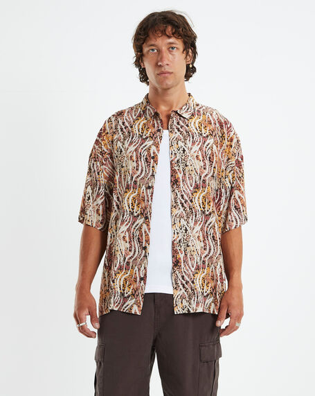 Miami Oversized Short Sleeve Shirt Multi