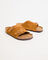 Zurich Regular Leather Suede Sandals in Mink