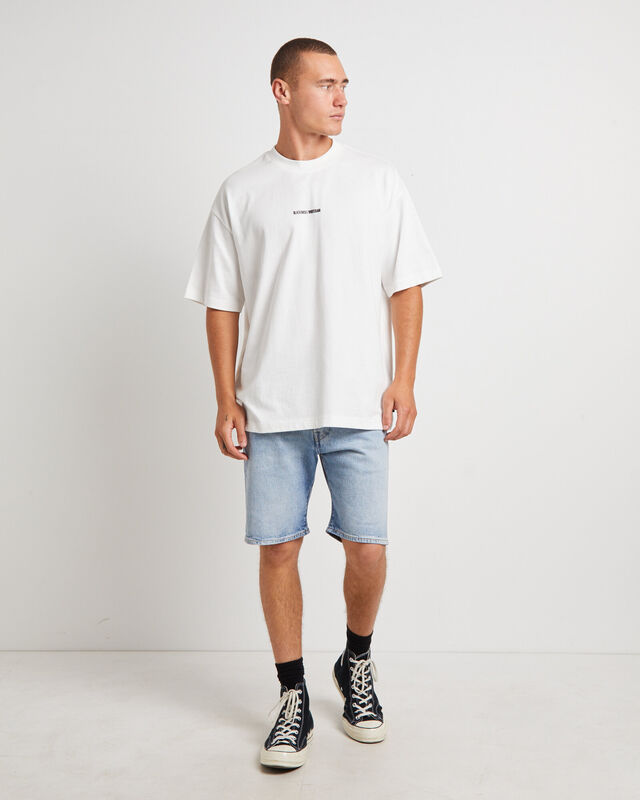 Logo Short Sleeve T-Shirt in White, hi-res image number null