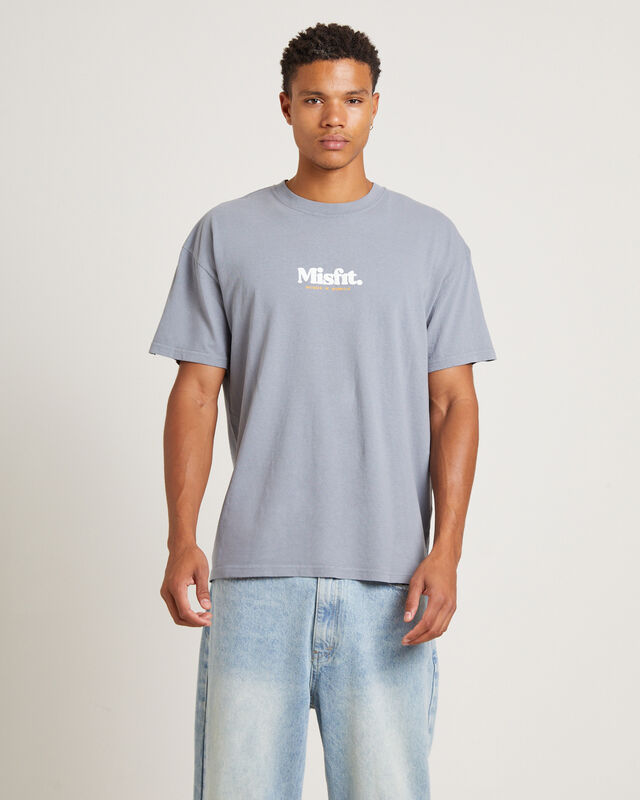 Gloomy Short Sleeve T-Shirt in Grey, hi-res image number null