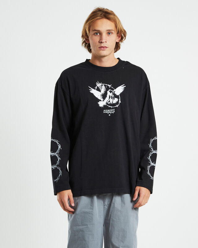 Duality Long Sleeve T-Shirt Black, hi-res image number null
