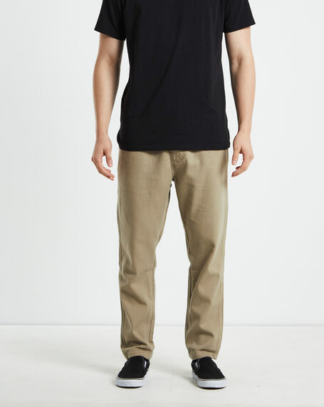 All Day Twill Pants Cement Brown
