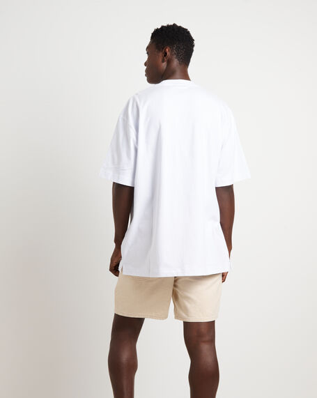 Twitch Boxed Short Sleeve T-Shirt in White