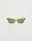 CBM Polished Sunglasses in Ochre Dark Green