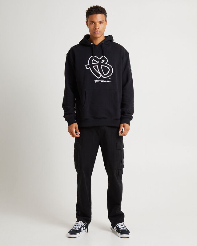Classic Hooded Sweats Black/White, hi-res image number null