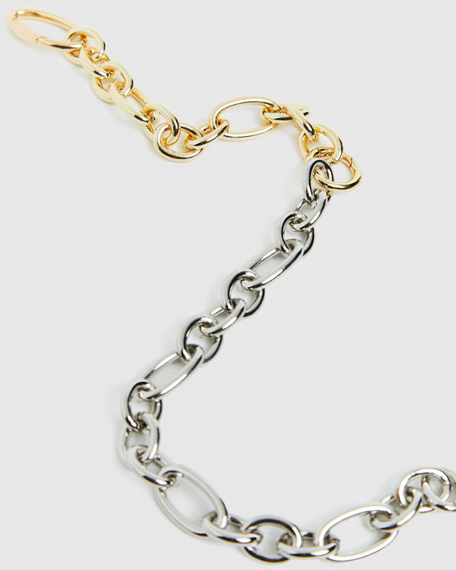 Blaze Chunky 2 Toned Plated Choker, hi-res image number null
