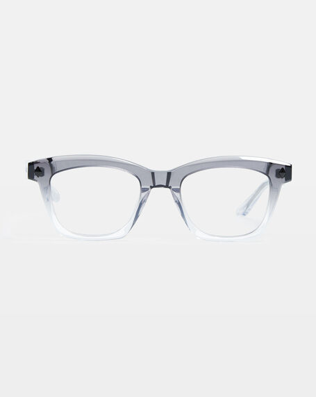 Hutch Transparent Glasses Grey Fade To Clear