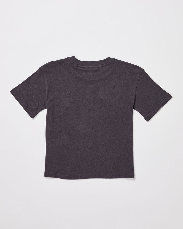 State Linen Oversized Tee Charcoal, hi-res image number null