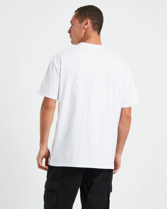 International Heavyweight Short Sleeve T-Shirt in White, hi-res image number null