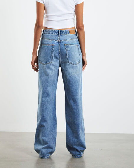 Bobby Baggy Dad Jeans Island Blue