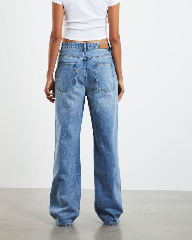 Bobby Baggy Dad Jeans Island Blue, hi-res