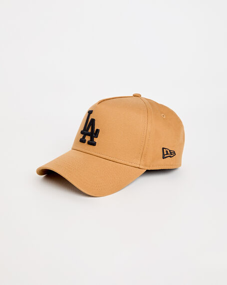9Forty A-Frame LA Dodgers Cap in Wheat