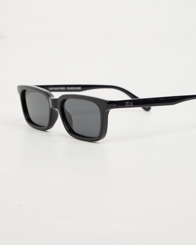 CBM Polished Sunglasses in Black/Dark Grey, hi-res image number null