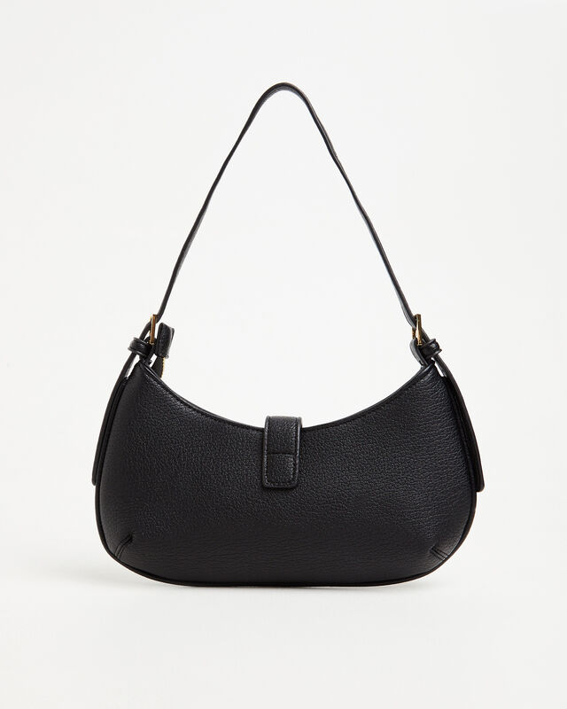 Latch Shoulder Bag in Black, hi-res image number null