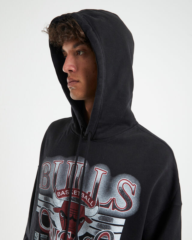 Glow Arch Hoodie Chicago Bulls Faded Black, hi-res image number null