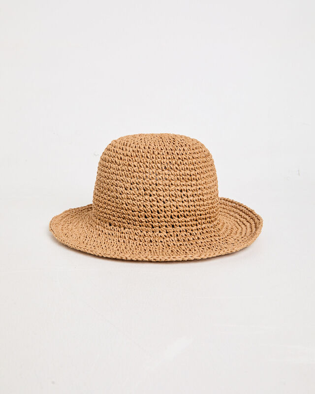 North Straw Bucket Hat in Natural, hi-res image number null