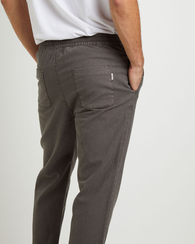 Brody Linen Pants in Muted Olive, hi-res image number null