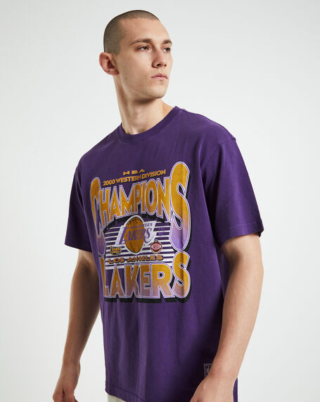 NBA Champs Los Angeles Lakers T-shirt Purple