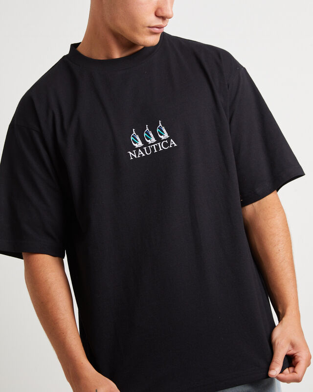 Lando Short Sleeve T-Shirt in Black, hi-res image number null